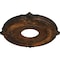 Ekena Millwork Attica Ceiling Medallion (Fits Canopies up to 3 1/2"), Hand-Painted Rust, 12 3/4"OD x 4"ID x 1/2"P CM12ATRUS - alternate 6